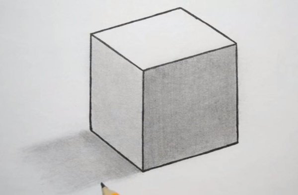 Объемные квадраты для рисования