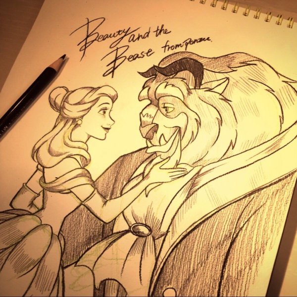 Скетч Белль красавица и чудовище