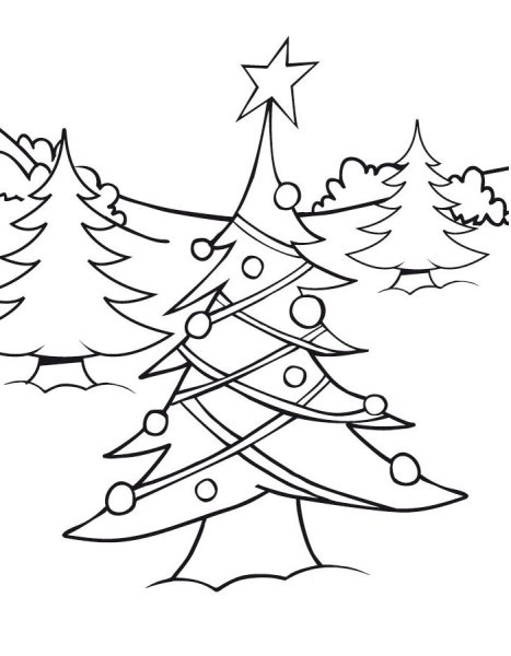 Рисование Новогодняя елка