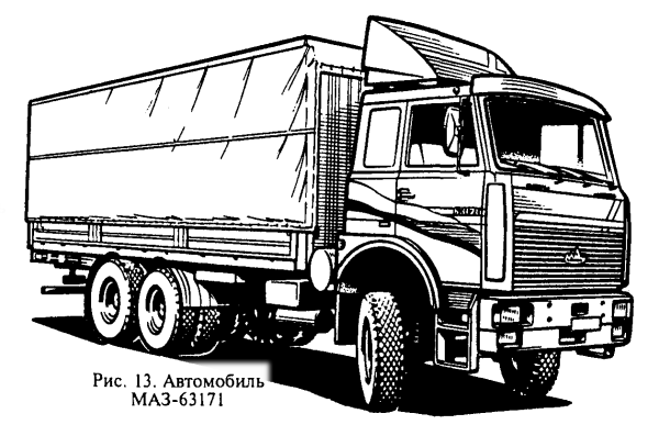 Раскраска КАМАЗ 4308