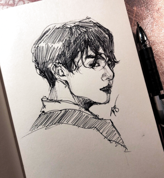 БТС для срисовки Чонгук