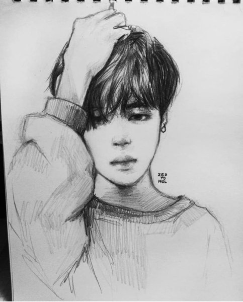 Портрет БТС Jungkook