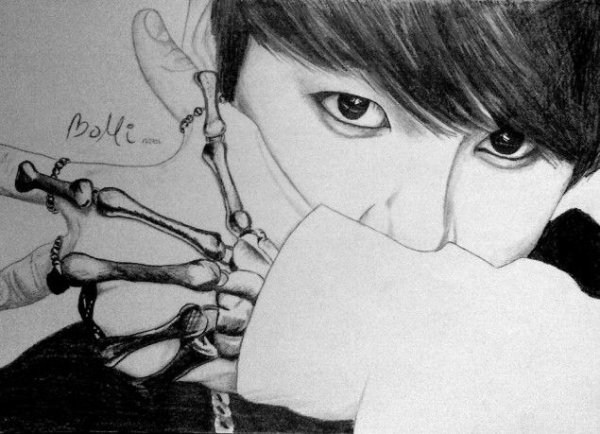 Скетчи BTS Хосок