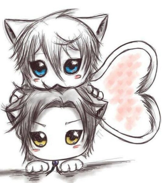 Аниме для срисовки милые