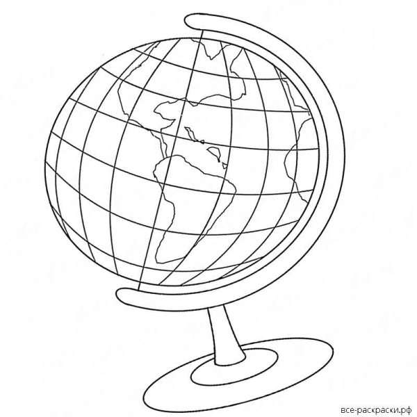 Глобус для рисования