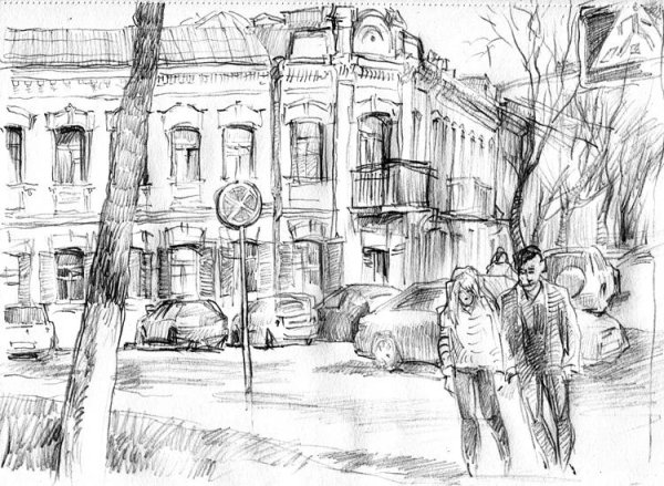 Зарисовки городского пейзажа
