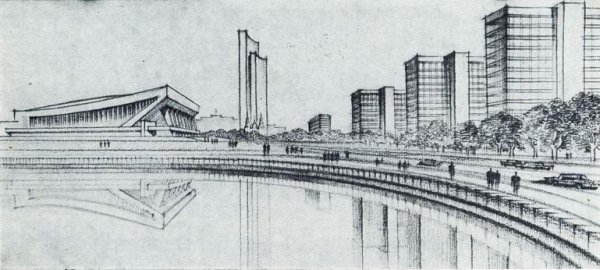 Минск рисунок