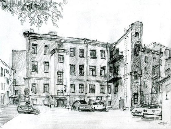 Минск карандашом