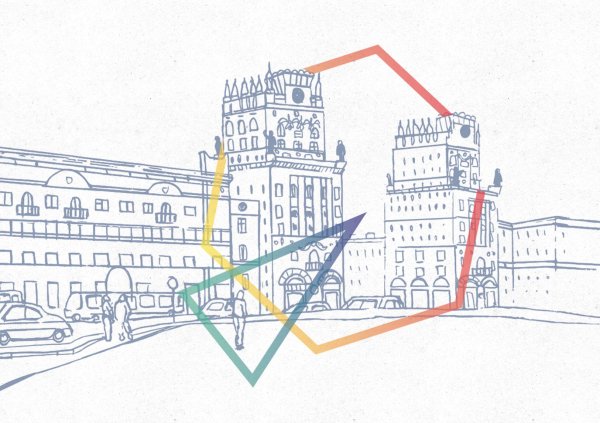 Достопримечательности Минска вектор