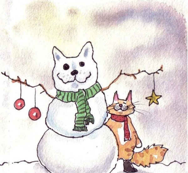 Зимние рисунки