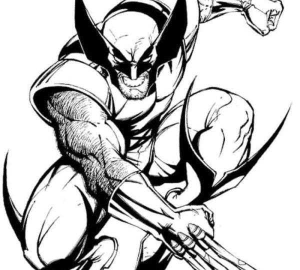 Росомаха Бессмертный раскраска