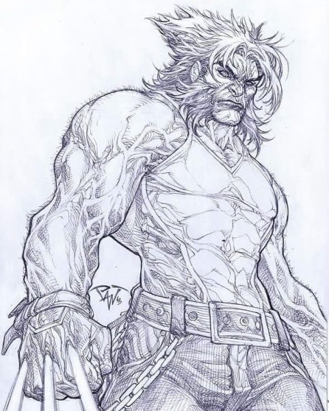 Герои комиксов рисунки карандашом