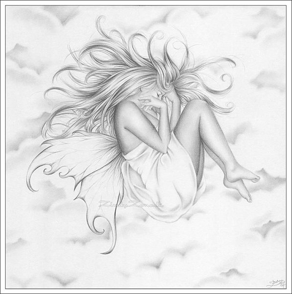 Девушки фэнтези эскизы