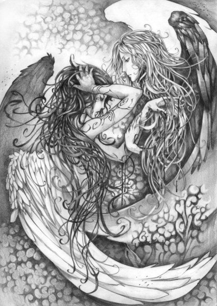 Рисунки карандашом фэнтези