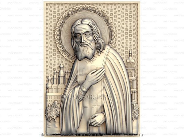 Серафим Саровский рисунок