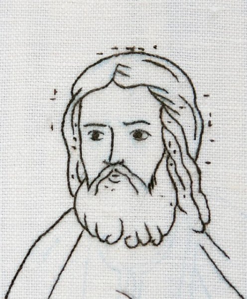 Эскиз преподобного Серафима Саровского