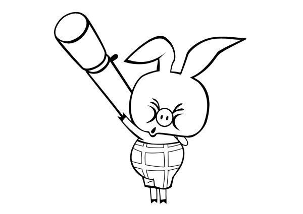 Нарисовать пяточка