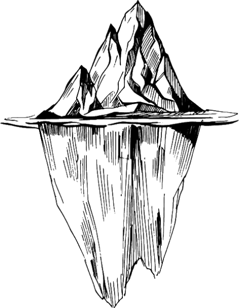 Айсберг скетч