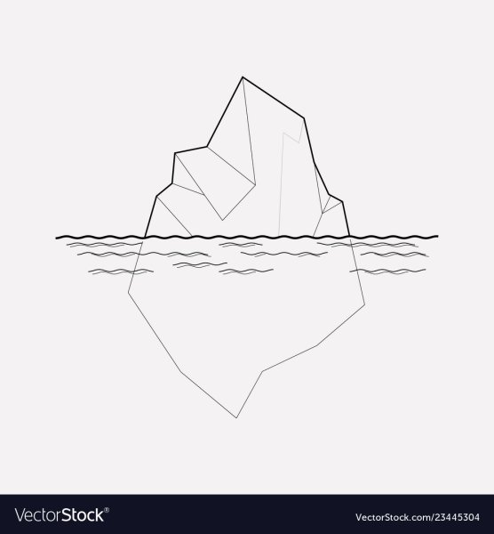 Айсберг карандашом