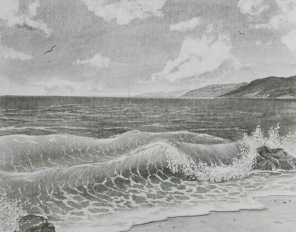 Море карандашом