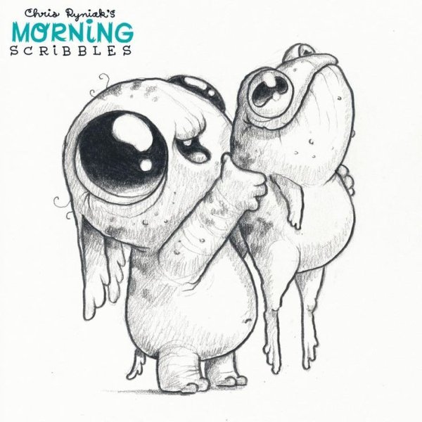 Монстрики для срисовки карандашом