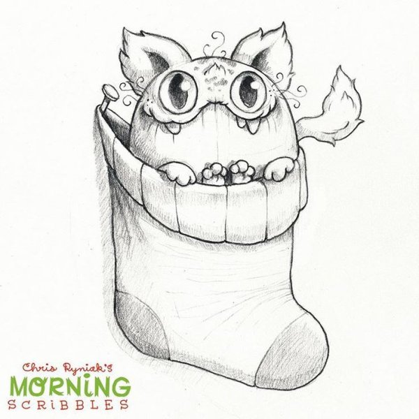 Рисунки карандашом для срисовки монстрики