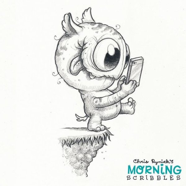 Chris Ryniak morning Scribbles малюнки