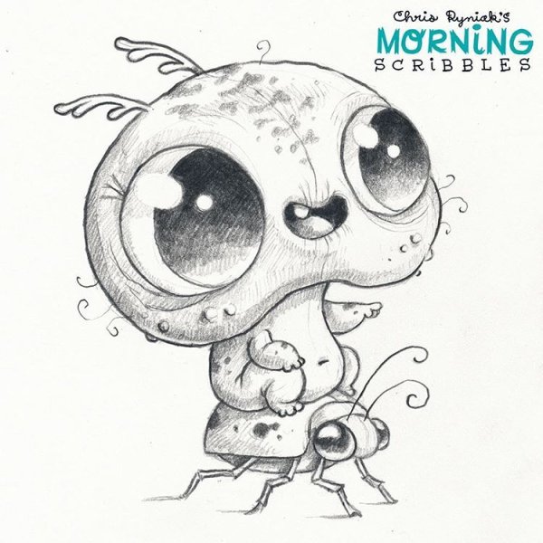 Монстрики с большими глазами