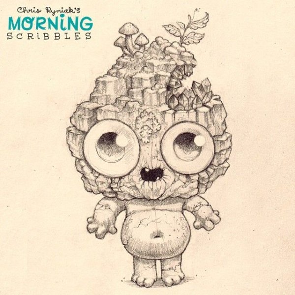 Крис Риньяк монстрики цветными карандашами