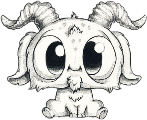 Милые монстрики для срисовки