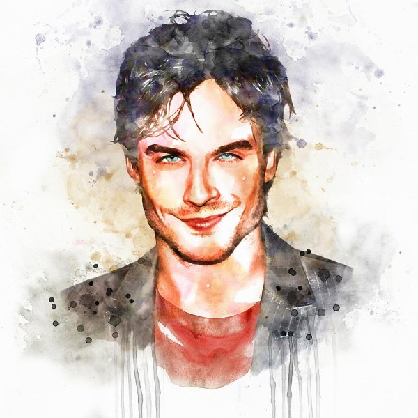 Деймон Сальваторе портрет