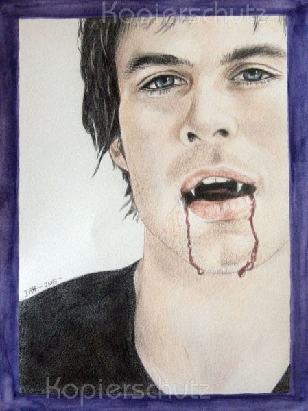 Деймон Сальваторе портрет