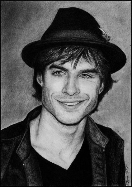 Деймон Сальваторе портрет