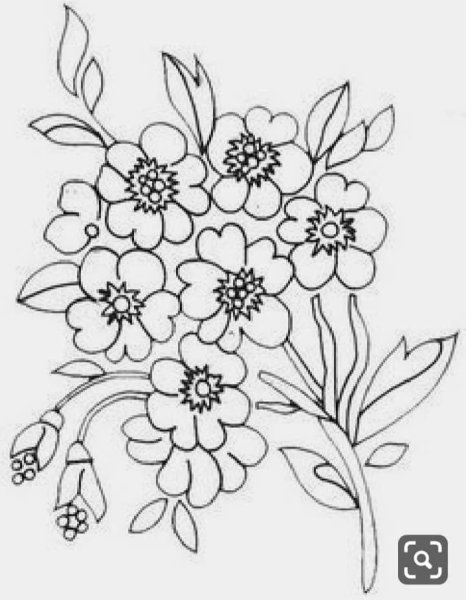 Незабудки акварелью