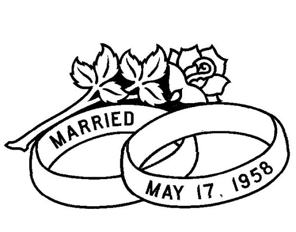 Свадебные кольца черно белые