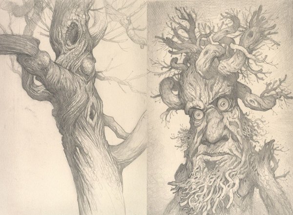 Рисунки мистика карандашом легкие
