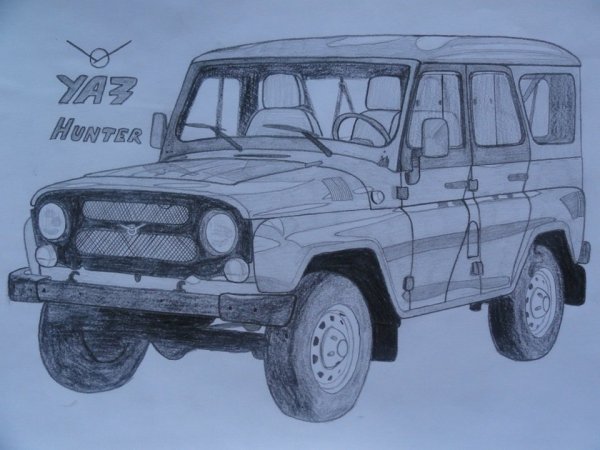 УАЗ Буханка разукрашка