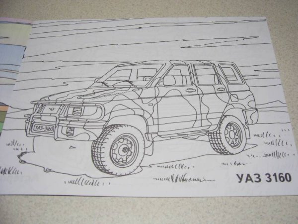 Карандашом УАЗ Патриот пикап