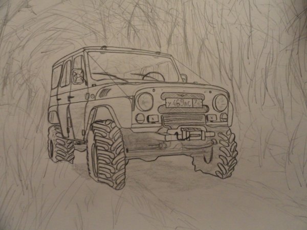 Разукрашка УАЗ Патриот