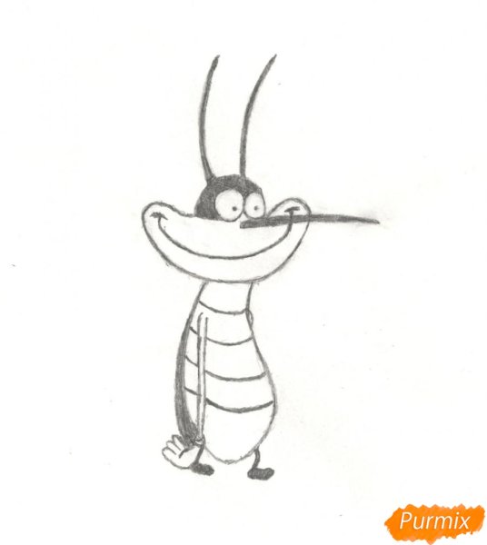 Таракан раскраска