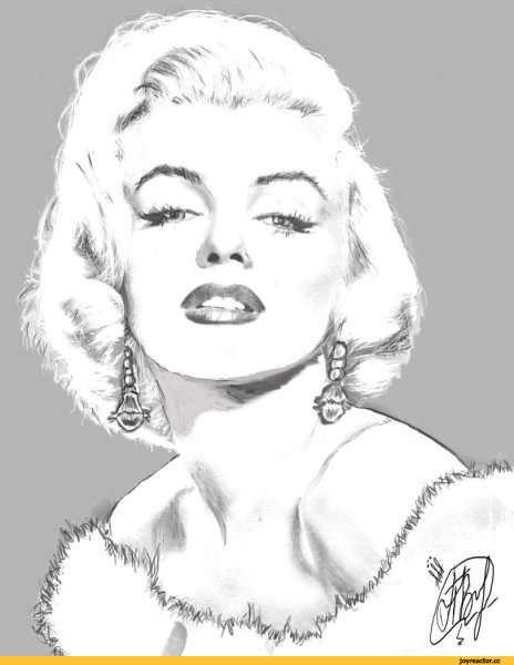 Портрет Мерлин Монро