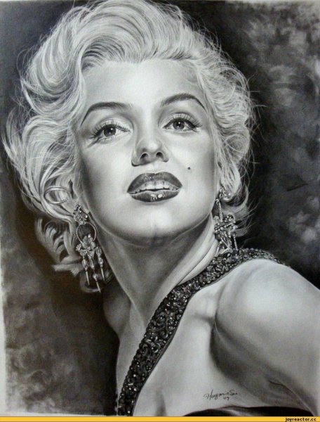Мэрилин Монро раскраска