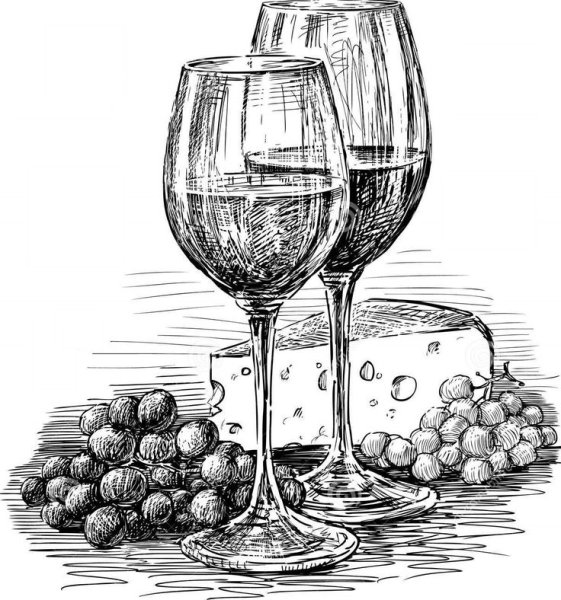 Вино карандашом