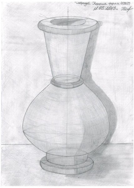Ваза с рисунком