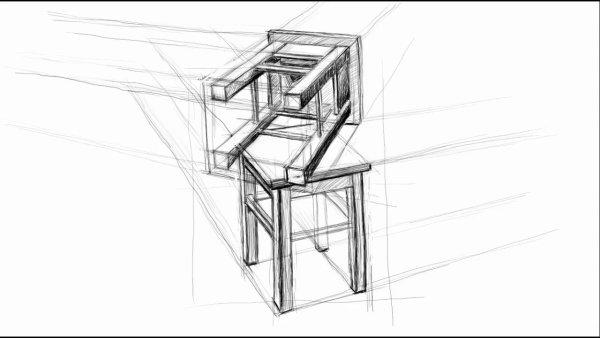 Рисование предметов в перспективе