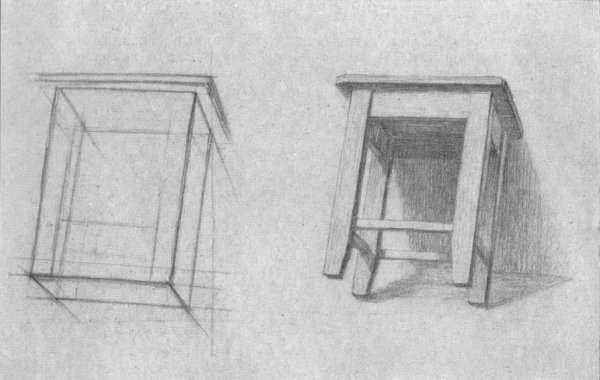 Стул рисунок легкий