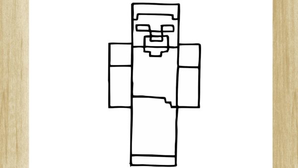 Раскраска майнкрафт компот