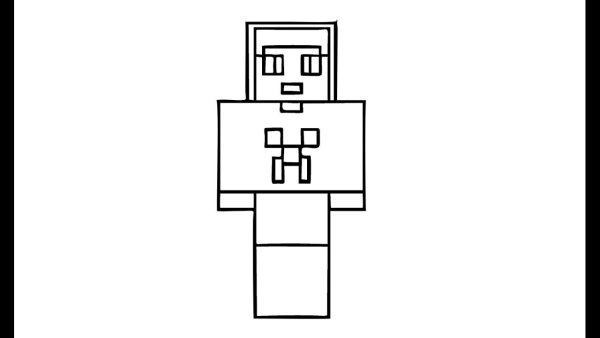 Раскраска майнкрафт компот