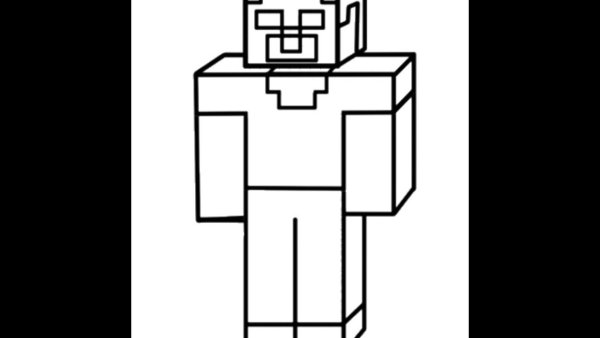 Раскраска майнкрафт