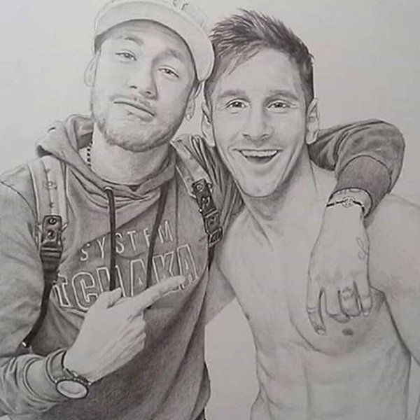 Neymar портрет